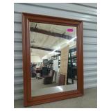 Wood framed mirror 32x24.5