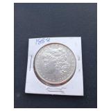 1888 Morgan silver dollar