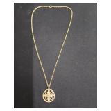 10 karat gold necklace with 18 inch 12K GF