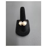 Felco 14 karat white gold ring size 6