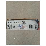 20 rds 270 Win 130 gr SP