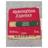 25 rds 410 ga 3" shot shells