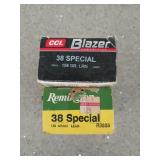 100 rds 38 Special reloads
