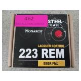 100 rds 223 Rem 55 gr FMJ