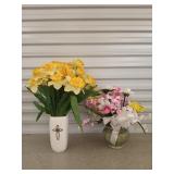 Lovely vases of article flowers for your viewing