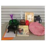 Battery filler, backpack, assorted lovelies,