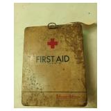 Metal first aid kit, no contents