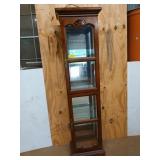 Fully adjustable illuminated display cabinet