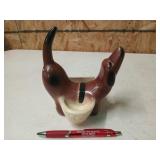 Small weiner dog planter 7x5x3.5
