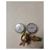 Hobart argon/carbon dioxide gauges / regulator