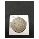 1886-O Morgan silver dollar