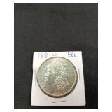 1881-O BU Morgan silver dollar