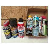 White lithium grease, electronic cleaner, RV