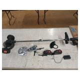Master cordless brush trimmer, 2 batteries,
