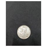 1947-D walking liberty half dollar