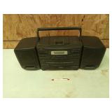 JVC cassette/CD player/ portable radio, works