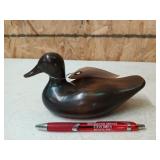 Mahogany carved duck
