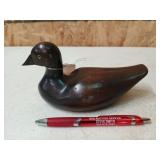 Mahogany carved duck