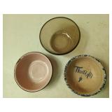 Enameled bowl, peanut bowl, 1.5 qt mixing bowl