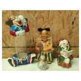 Clown collection, retirement fund coin Bank,