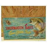 Shurcatch Baits metal sign 10x18
