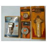 2 replacement gauges, lubricator, mini air filter