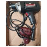 Sears Craftsman 3/8" VSR drill, soldering gun,