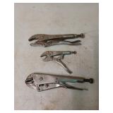 Three vices, one is vice grip