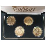 4 pc Grand casino coushatta wildlife collector