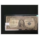 1957 silver certificate dollar bill