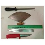 Ulu knife, Frosts Mora Sweden, Silver Arrow, knife