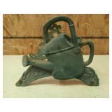 Cast iron water hose hanger