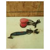 Ryobi detail sander, and Hyper Tough random