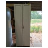 2 door cabinet with contents 71x24x17