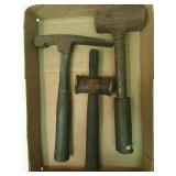 3 asst hammers