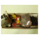 Drywall screws, wiring connectors, eye screws,