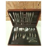60 pc Rogers silver plate in Naken