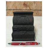 Cast iron cash register coin bank