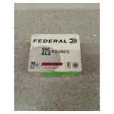 Federal 325 round 22LR 40 grain