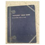 "Mercury" Head Dime collection 1916 - 1945