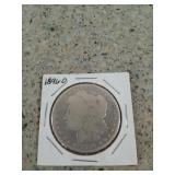 1896-O Morgan silver dollar