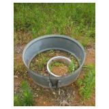 30 inch galvanized covert ring , can be used as a