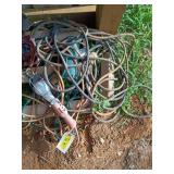 Extension cord / power strip, drop light on a