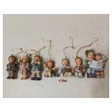 7 Studio Hummel ornaments