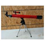 Tasco 5TN 50x50mm telescope on tabletop tripod