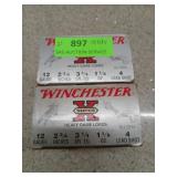 50 rds 12 ga 2 3/4" 1 1/8 oz 4 lead shot shells