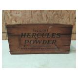 Wooden Hercules powder box 9 x 18.5 x 12