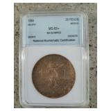 1968 Mexican 25 pesos coin XIX Olympics