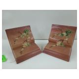 Roseville snowberry bookends 1BE