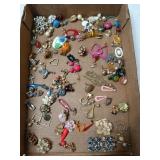 Asst earrings, not all complete pairs